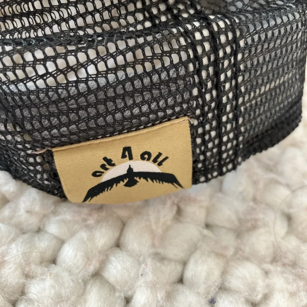 Art‎ By Abby Paffrath Trucker Hat Cap Pig Hog Rainbow